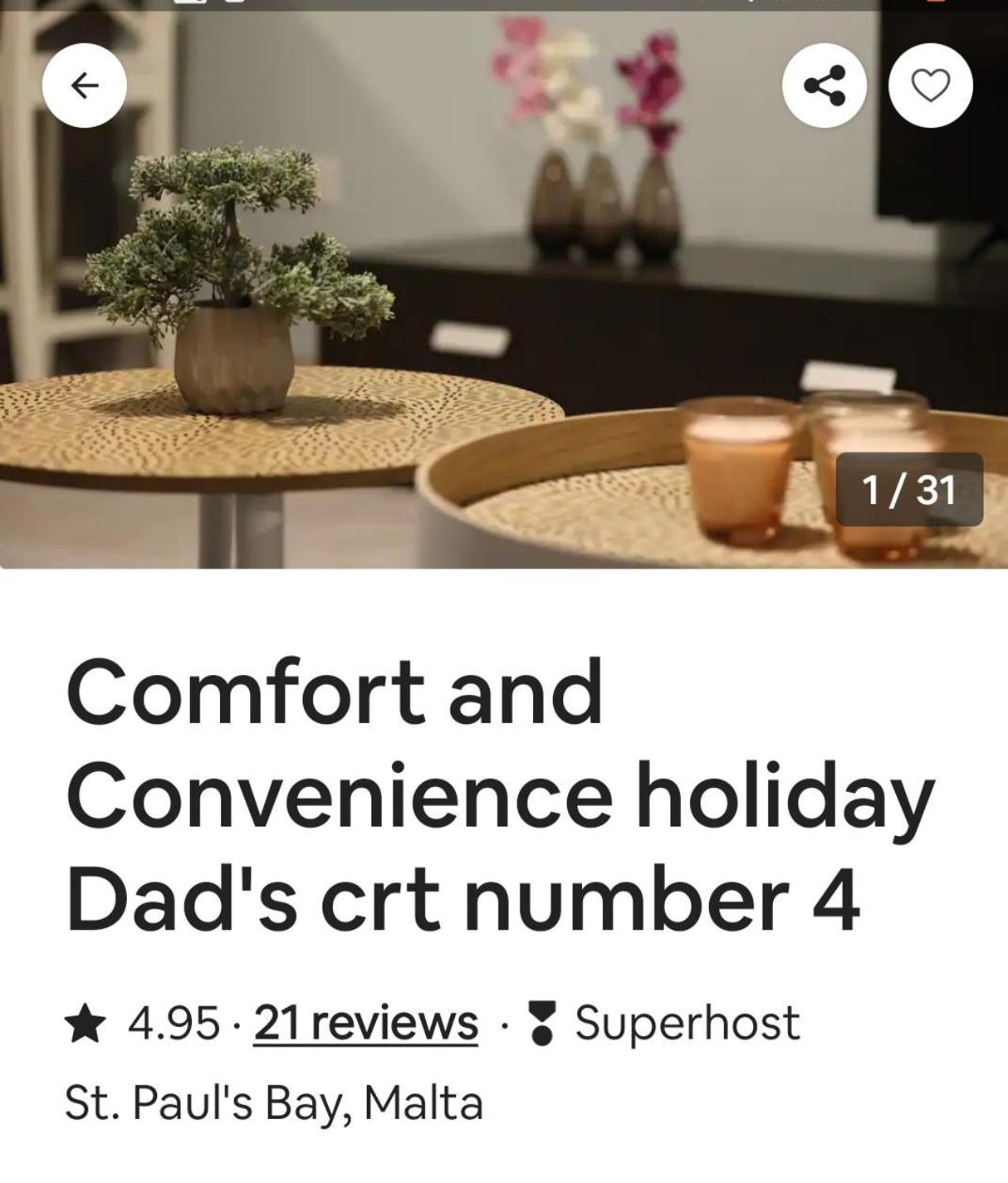 Comfort And Convenience Flat 4 Dad'S Court St. Paul's Bay Buitenkant foto